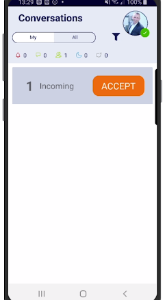 Android agent app